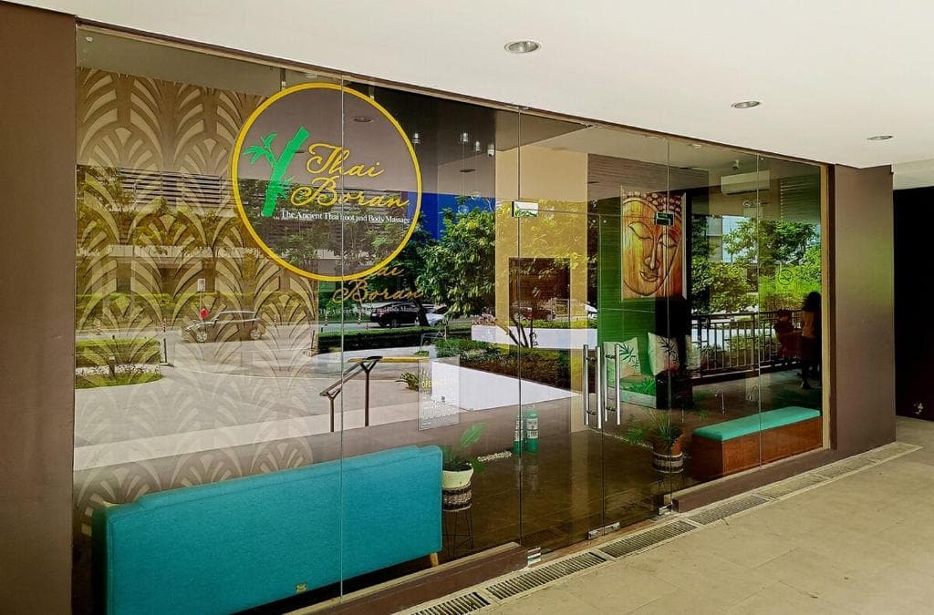 Thai Boran Massage storefront at Avida Towers Riala